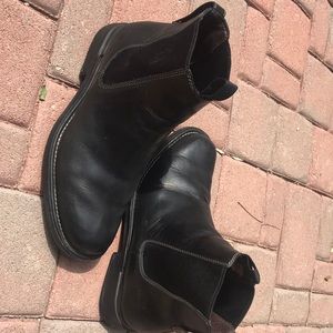 Timberland black leather waterproof boots